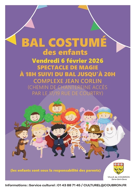 bal costumé des enfants