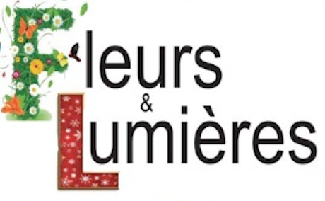 logo fleurs et lumière
